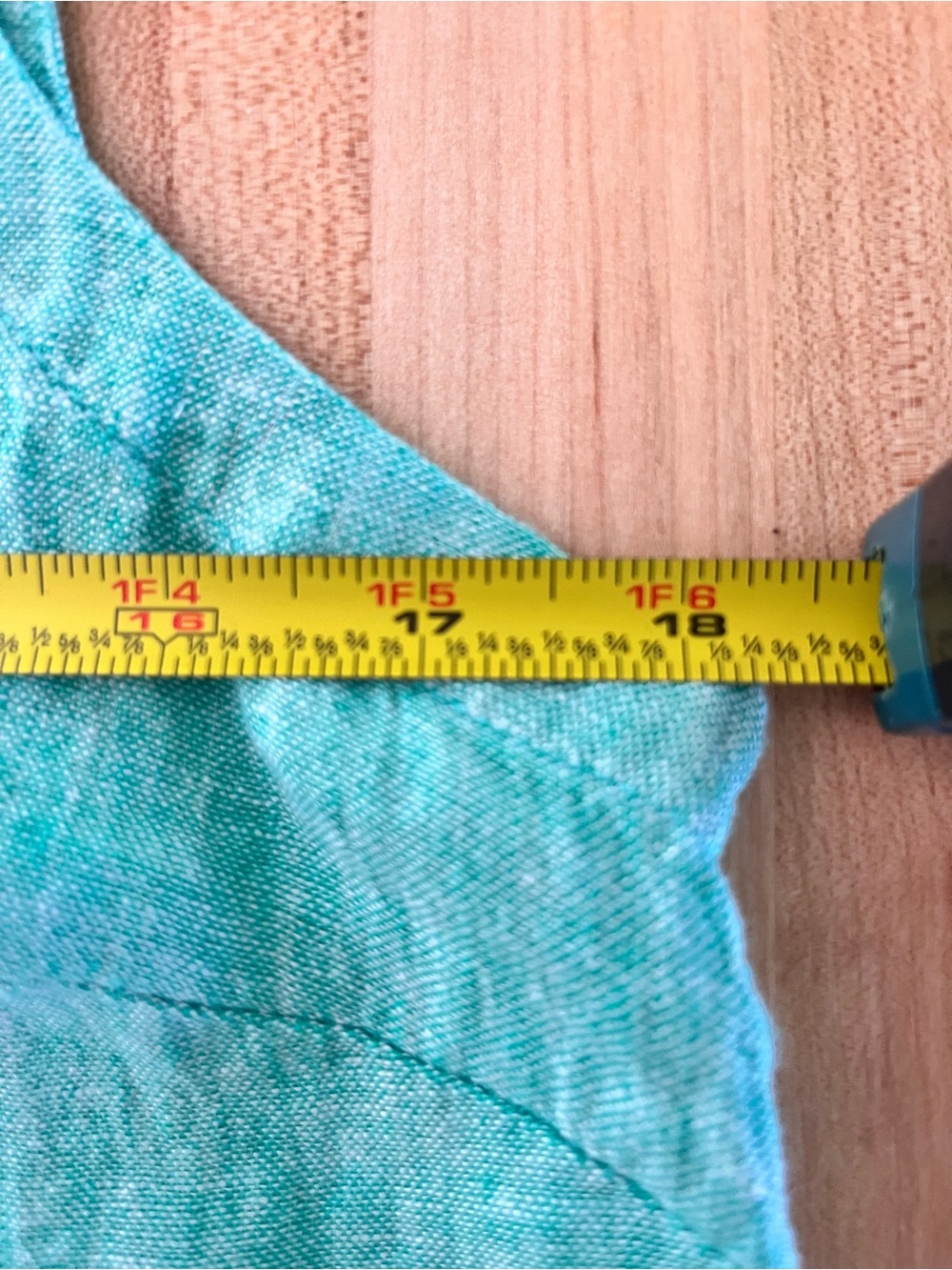 C&C California Sleeveless Linen Tank Top in Seafoam Green - Picture 5 of 7